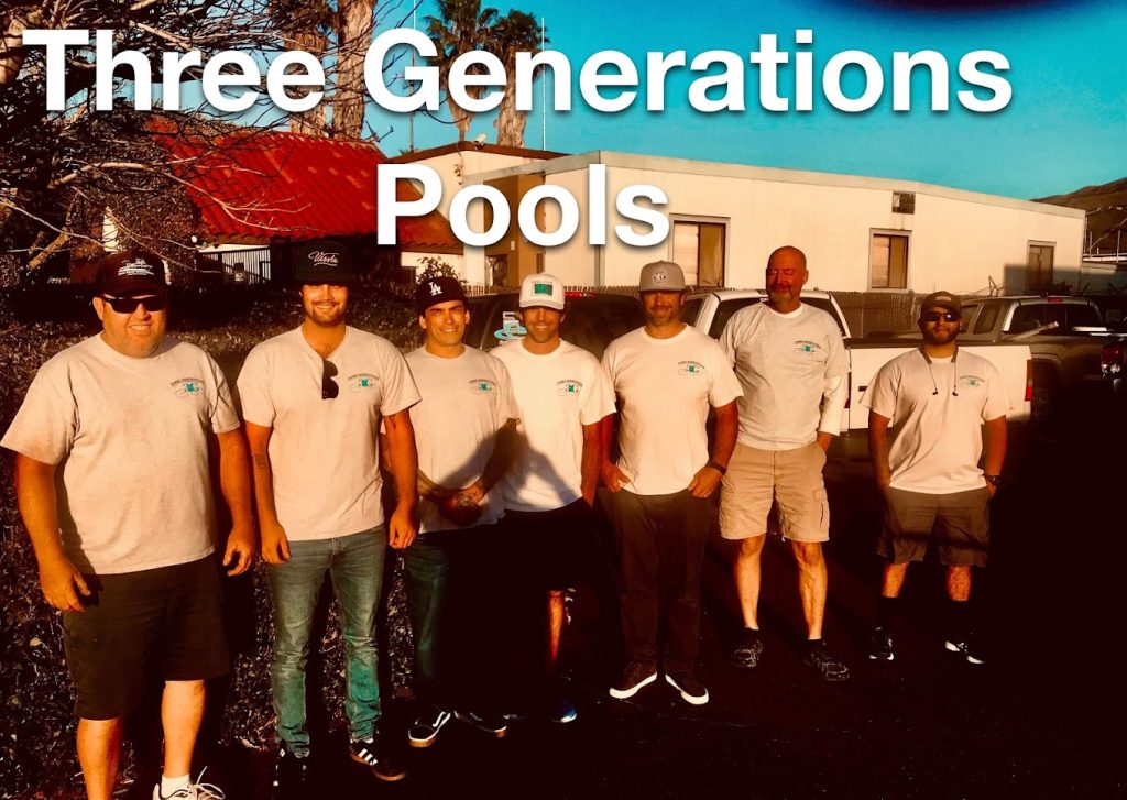 Three Generations Pool Service Team Photo