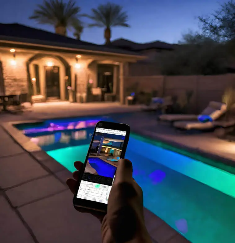 Pool lighting installation service